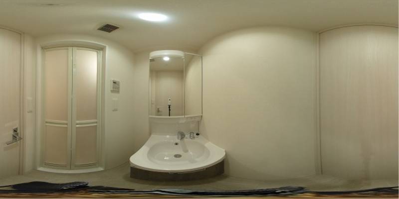 パノラマ画像洗面所