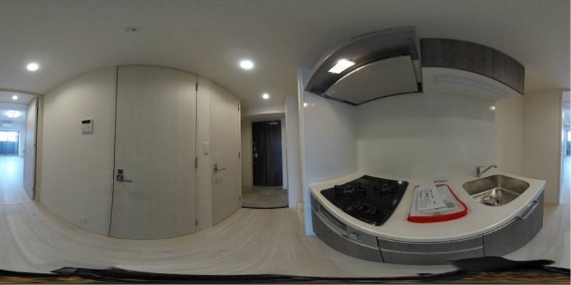 パノラマ画像キッチン