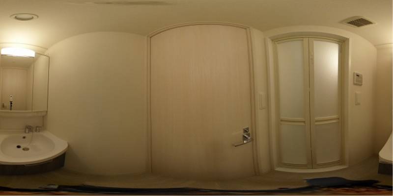 パノラマ画像洗面所