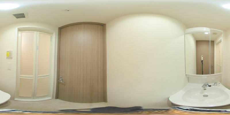 パノラマ画像洗面所