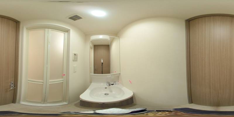 パノラマ画像洗面所