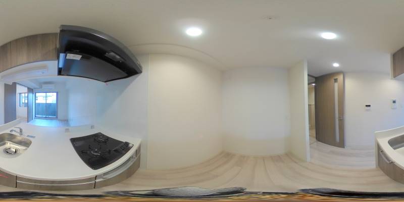 パノラマ画像キッチン