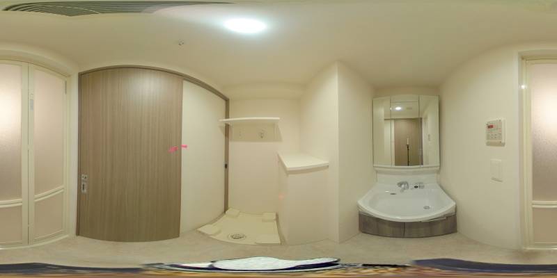 パノラマ画像洗面所