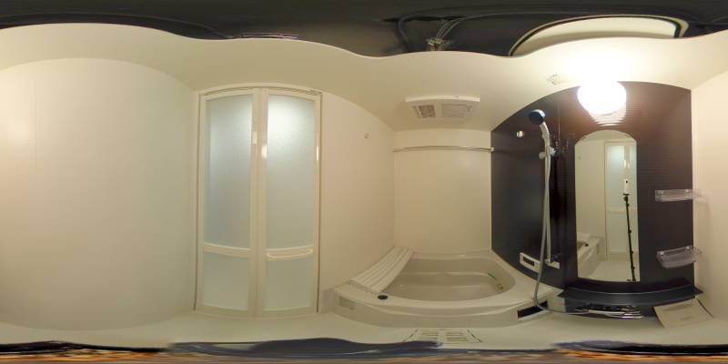 パノラマ画像バスルーム