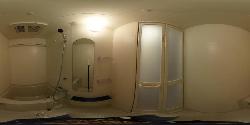 パノラマ画像バスルーム