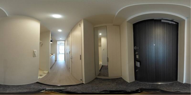 パノラマ画像玄関