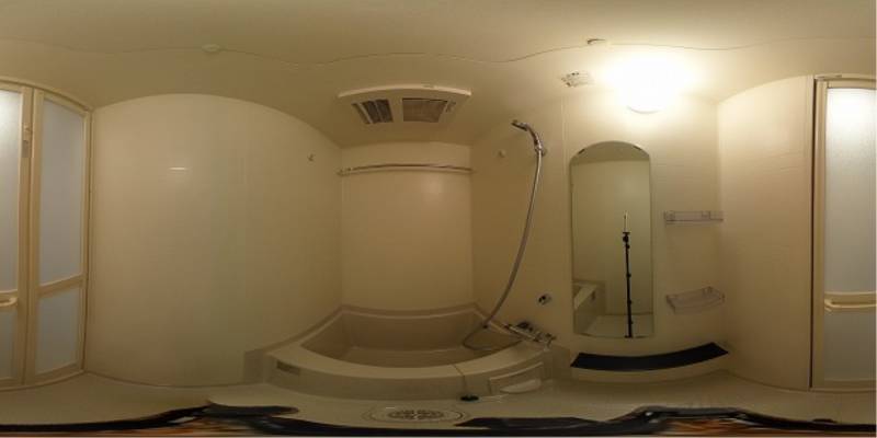 パノラマ画像バスルーム