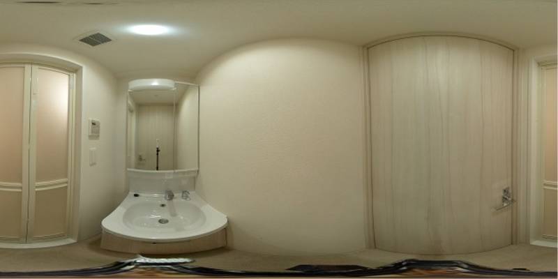 パノラマ画像洗面所