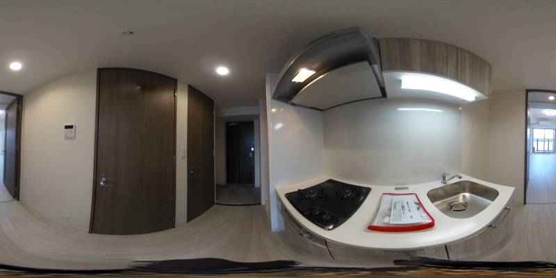 パノラマ画像キッチン