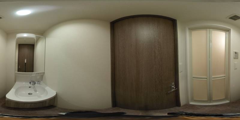 パノラマ画像洗面所