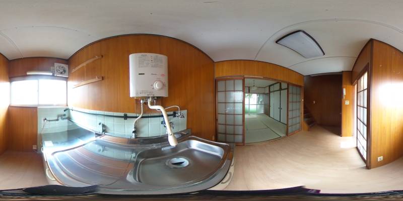 パノラマ画像キッチン