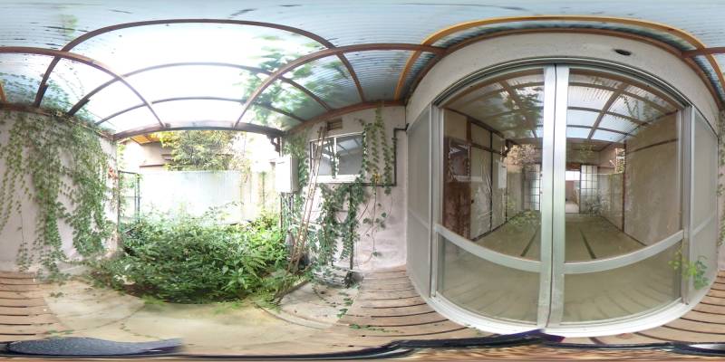 パノラマ画像バルコニー