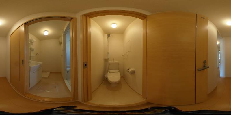 パノラマ画像トイレ