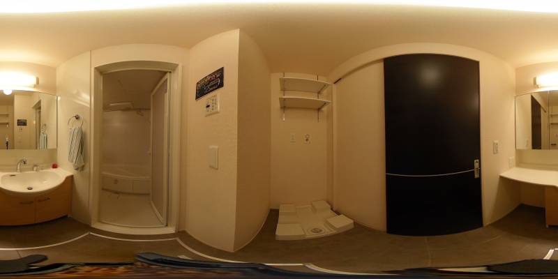 パノラマ画像洗面所