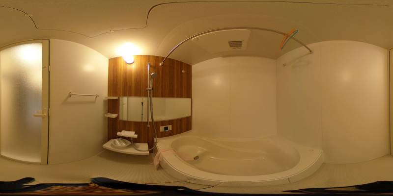 パノラマ画像バスルーム