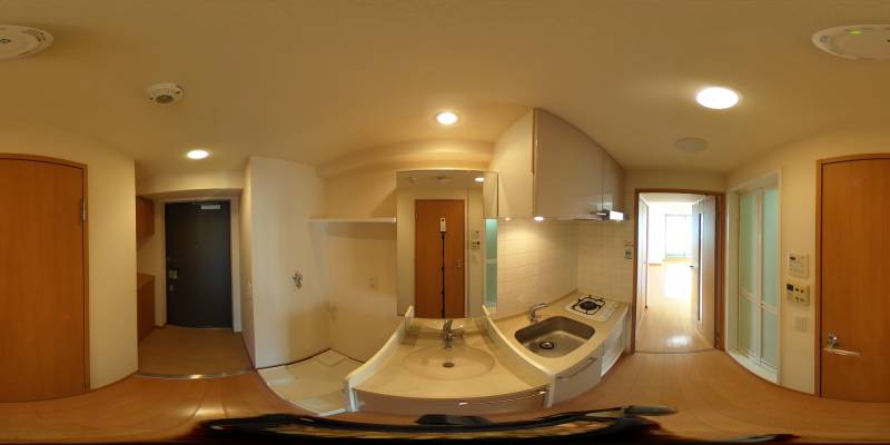 パノラマ画像洗面所