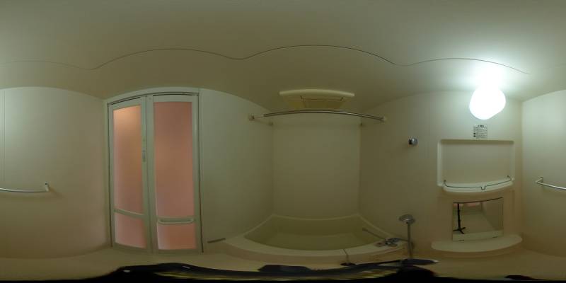 パノラマ画像バスルーム