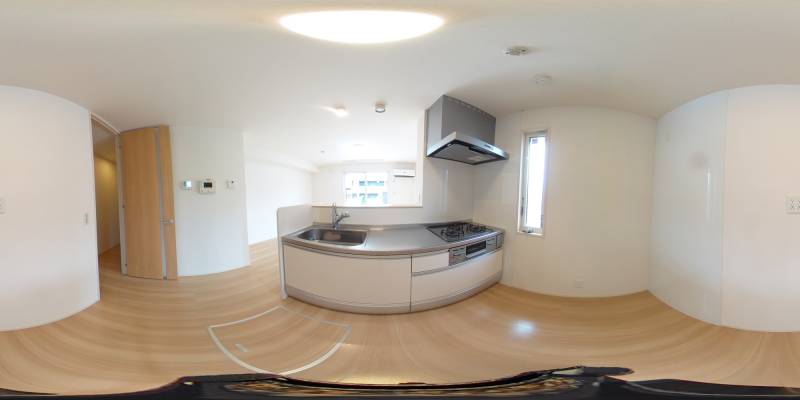 パノラマ画像キッチン