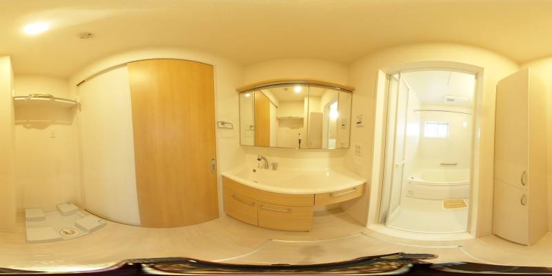 パノラマ画像洗面所