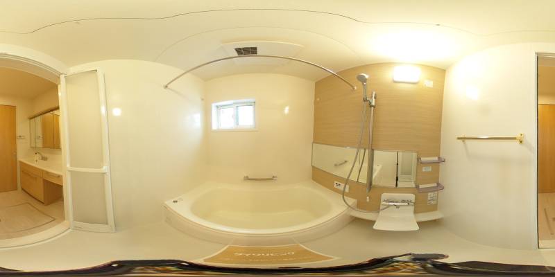 パノラマ画像バスルーム