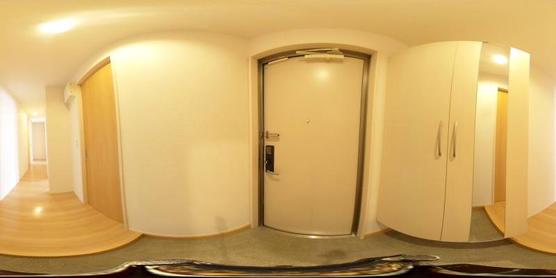 パノラマ画像玄関