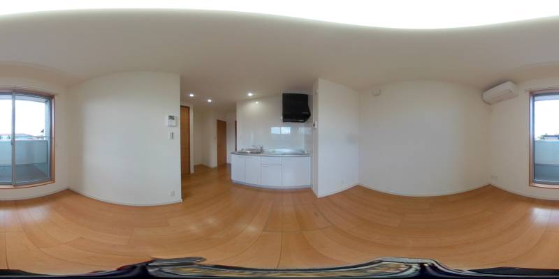 パノラマ画像リビング