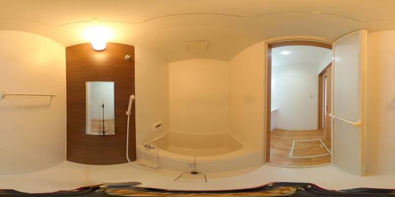 パノラマ画像バスルーム