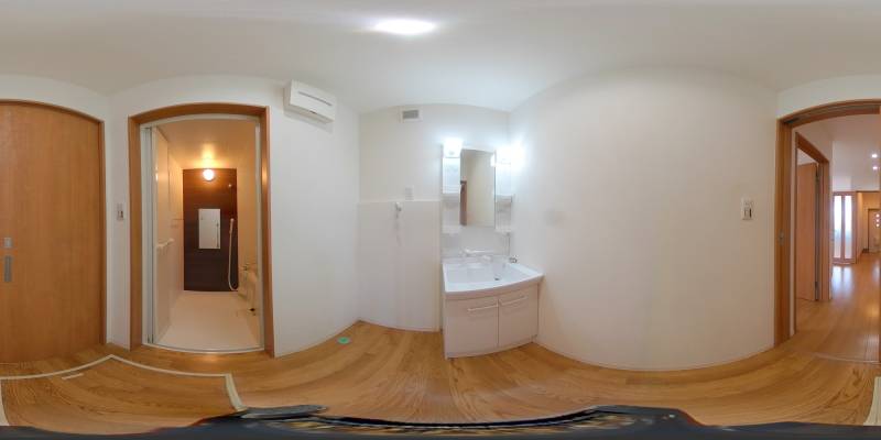 パノラマ画像洗面所