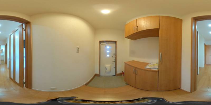 パノラマ画像玄関