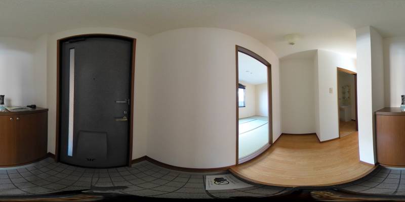 パノラマ画像玄関