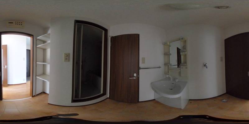 パノラマ画像洗面所