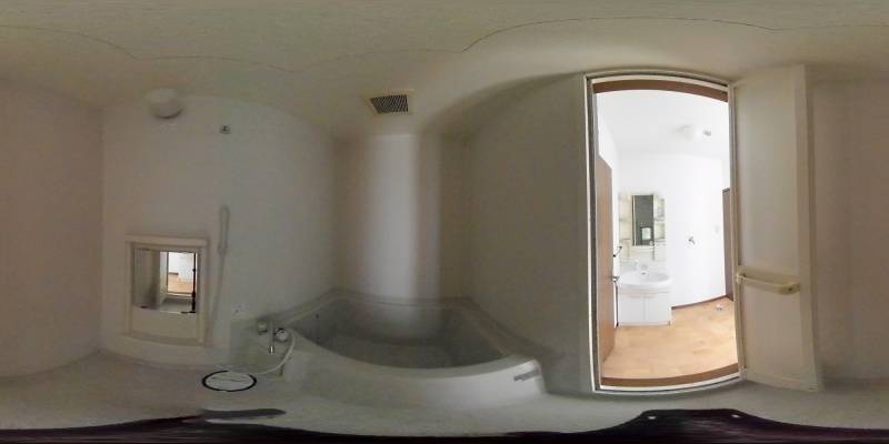 パノラマ画像バスルーム