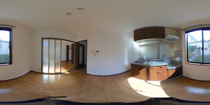 パノラマ画像キッチン