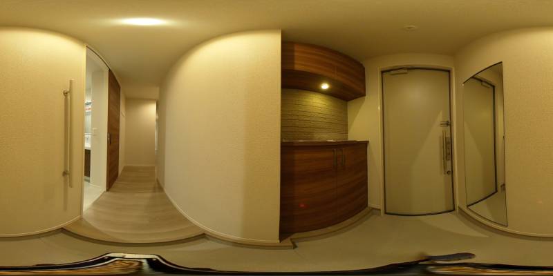 パノラマ画像玄関