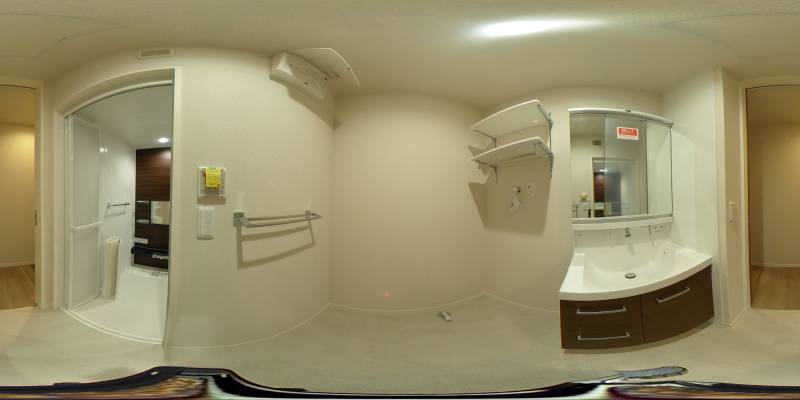 パノラマ画像洗面所