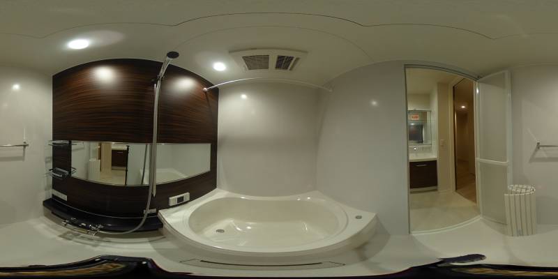 パノラマ画像バスルーム