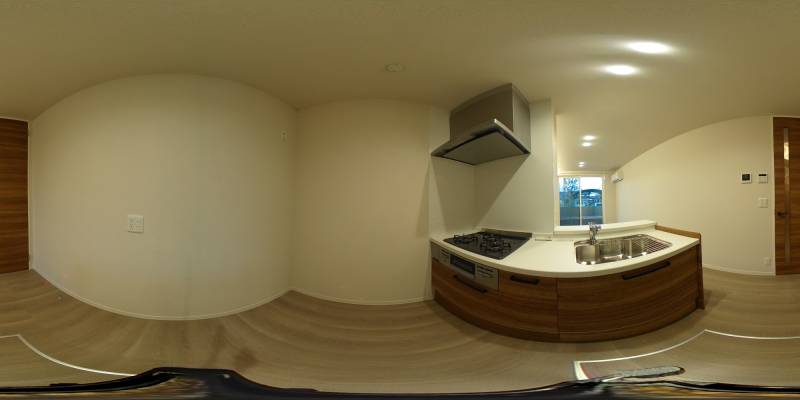 パノラマ画像キッチン