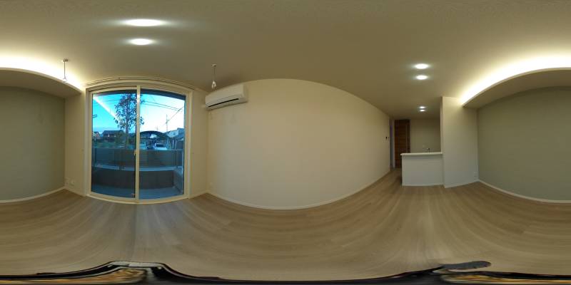 パノラマ画像リビング