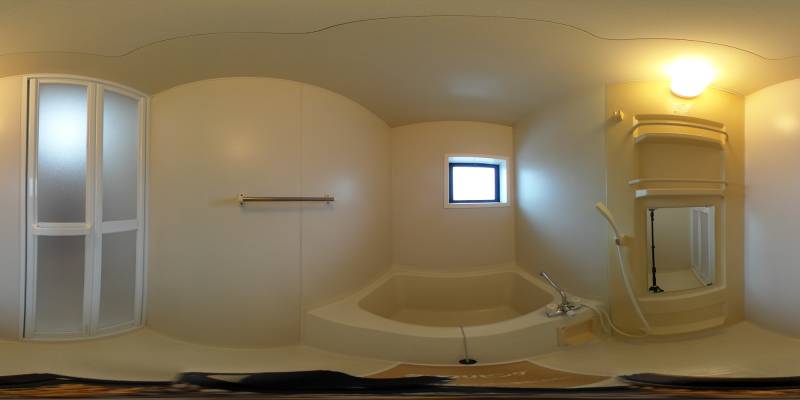 パノラマ画像バスルーム