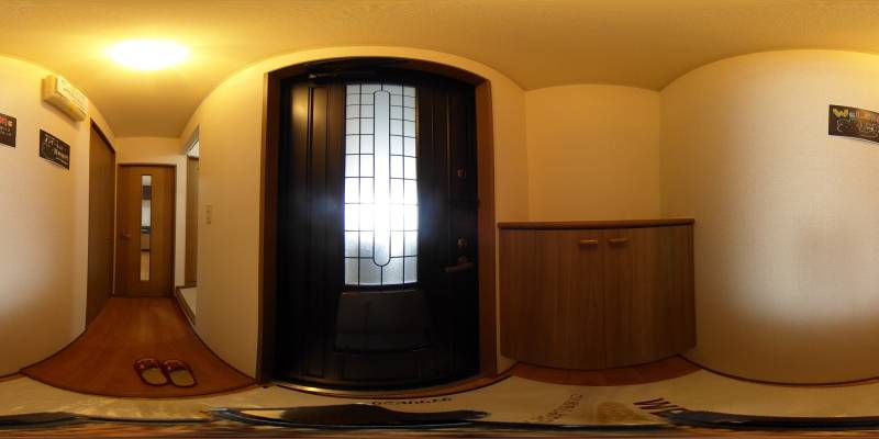 パノラマ画像玄関