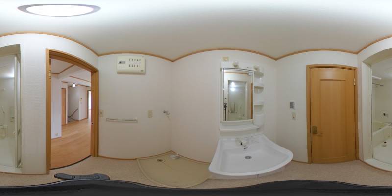 パノラマ画像洗面所