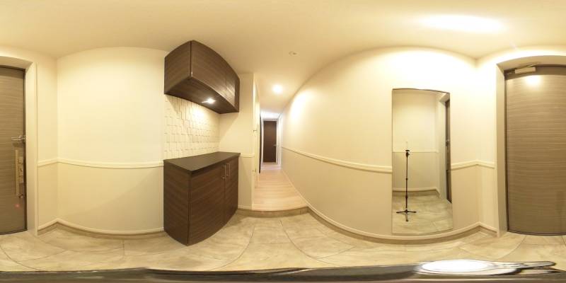 パノラマ画像玄関