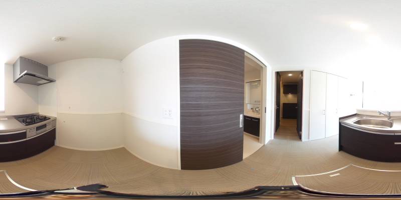 パノラマ画像キッチン