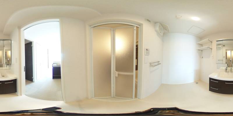 パノラマ画像洗面所