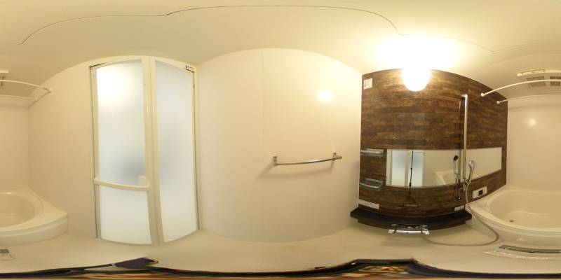 パノラマ画像バスルーム