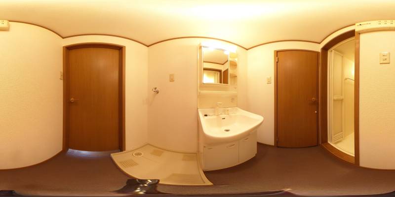 パノラマ画像洗面所