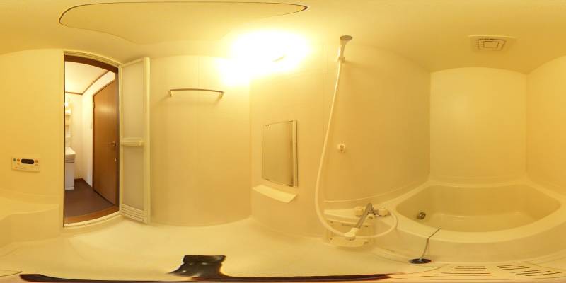 パノラマ画像バスルーム