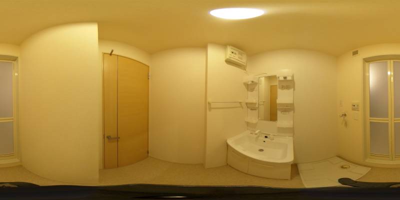 パノラマ画像洗面所