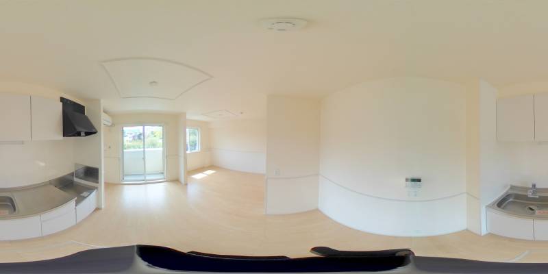 パノラマ画像キッチン