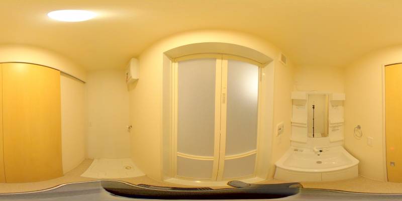 パノラマ画像洗面所